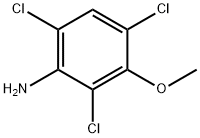 2,4,6-Trichloro-3-methoxyaniline,96949-50-7,结构式