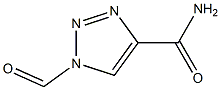 1H-1,2,3-Triazole-4-carboxamide,1-formyl-(9CI) Struktur