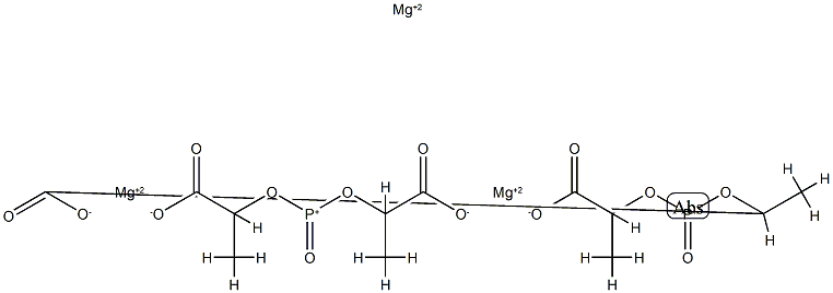 trimagnesium bis[2,2'-[phosphonoylbis(oxy)]bispropionate] 结构式