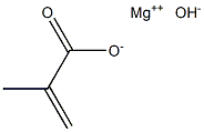 hydroxy(methacrylato-O)magnesium Struktur