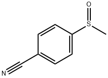 4-(甲基亚磺酰基)苯甲腈,97474-48-1,结构式