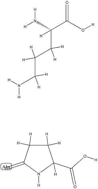 5-oxo-DL-proline, compound with L-ornithine (1:1) 结构式