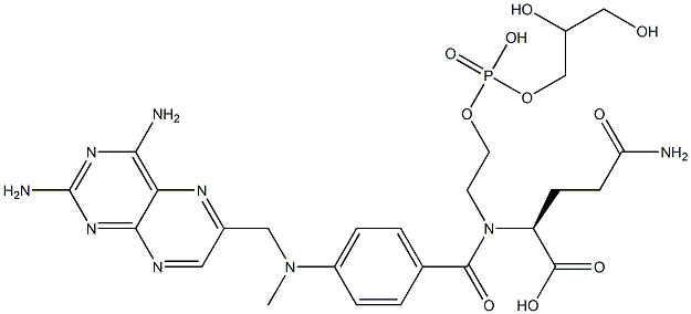 methotrexate-gamma-glycerophosphatidylethanolamine,97850-20-9,结构式