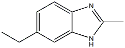 1H-Benzimidazole,5-ethyl-2-methyl-(9CI) 化学構造式