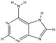 6-Aminopurine-15N2,  Vitamin  B4 Struktur