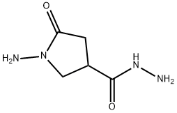 3-Pyrrolidinecarboxylicacid,1-amino-5-oxo-,hydrazide(6CI) Structure