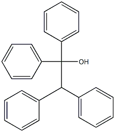 1,1,2,2-Tetraphenylethanol Structure