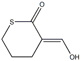 Valeric acid, 2-(hydroxymethylene)-5-mercapto-, delta-(thio lactone) (6CI)|