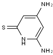 2-Pyridinethiol,4,6-diamino-(6CI),98143-07-8,结构式