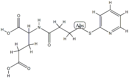 3-(2-pyridyldithio)propionyl-polyglutamic acid Structure