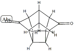 1,5,2,4-Ethanediylidenecyclopenta(cd)pentalene-3,6(1H,4H)-dione, hexah ydro- 化学構造式