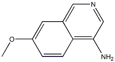 4-Isoquinolinamine,7-methoxy-(9CI) Structure