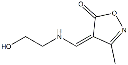 5(4H)-Isoxazolone,4-[[(2-hydroxyethyl)amino]methylene]-3-methyl-(9CI) Struktur