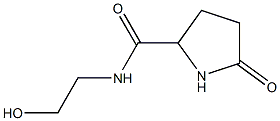 2-Pyrrolidinecarboxamide,N-2-hydroxyethyl-5-oxo-(6CI) Struktur