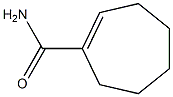 1-Cycloheptene-1-carboxamide(6CI),98425-73-1,结构式