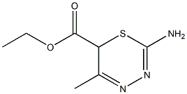 6H-1,3,4-Thiadiazine-6-carboxylicacid,2-amino-5-methyl-,ethylester(6CI,9CI) 化学構造式