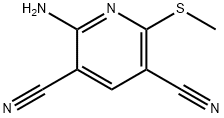 2-amino-6-(methylsulfanyl)-3,5-pyridinedicarbonitrile|