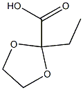 1,3-Dioxolane-2-carboxylicacid,2-ethyl-(6CI,9CI),98485-59-7,结构式