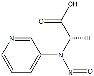 L-Alanine,N-nitroso-N-3-pyridinyl-(9CI) 结构式