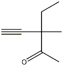 4-Pentyn-2-one, 3-ethyl-3-methyl- (6CI,9CI),98558-15-7,结构式