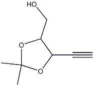 Pent-1-ynitol,  1,2-dideoxy-3,4-O-(1-methylethylidene)-  (9CI) 化学構造式