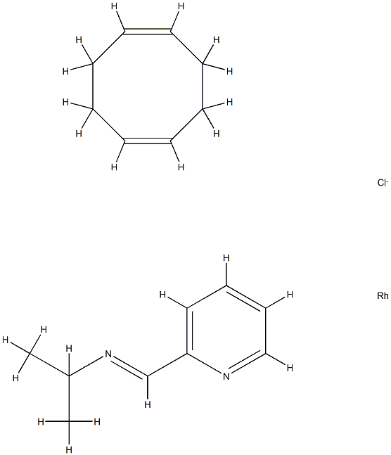 cyclooctadiene-(2-pyridinalisopropylimine)rhodamine I Structure