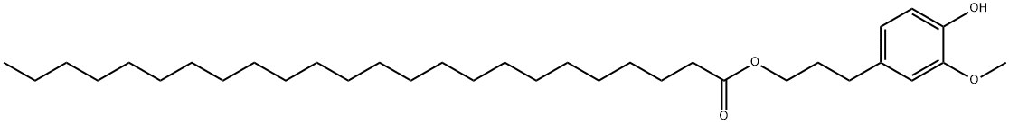 3-(4-ヒドロキシ-3-メトキシフェニル)プロピルテトラコサノアート