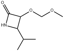 2-Azetidinone,3-(methoxymethoxy)-4-(1-methylethyl)-(9CI) Struktur