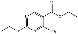 5-Pyrimidinecarboxylicacid,4-amino-2-ethoxy-,ethylester(6CI) 结构式