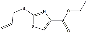 4-Thiazolecarboxylicacid,2-(allylthio)-,ethylester(6CI) 结构式