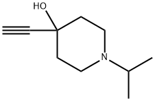 4-Piperidinol,4-ethynyl-1-isopropyl-(6CI) Struktur