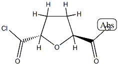 D-threo-Hexaroyl dichloride, 2,5-anhydro-3,4-dideoxy- (9CI) Struktur