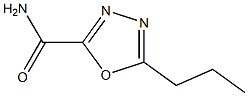 1,3,4-Oxadiazole-2-carboxamide,5-propyl-(9CI) Struktur