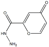 4H-Pyran-2-carboxylicacid,4-oxo-,hydrazide(6CI) Structure