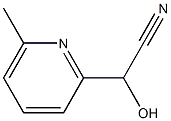2-Pyridineacetonitrile,alpha-hydroxy-6-methyl-(9CI),99584-05-1,结构式