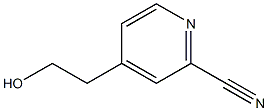 2-Pyridinecarbonitrile,4-(2-hydroxyethyl)-(9CI) Structure