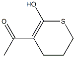 Valeric acid, 2-(1-hydroxyethylidene)-5-mercapto-, delta-(thio lactone) (6CI)|