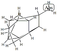 2,4,7-Metheno-1H-cyclopenta[a]pentalen-3-amine,decahydro-,(2-alpha-,3-alpha-,3a-bta-,3b-bta-,4-alpha-,6a-bta-,7-alpha-,7a-bta-,8S*)-(9CI) 化学構造式
