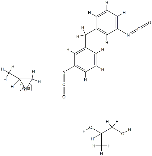 99784-49-3 1,2-Propanediol, polymer with 1,1'-methylenebis[isocyanatobenzene] and methyloxirane