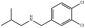 [(3,4-dichlorophenyl)methyl](2-methylpropyl)amine Structure