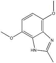 1H-Benzimidazole,4,7-dimethoxy-2-methyl-(9CI) Structure