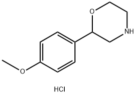 2-(4-METHOXY-PHENYL)-MORPHOLINE HYDROCHLORIDE Structure