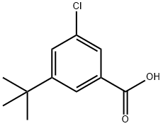 3-CHLORO-5-TERT-BUTYLBENZOIC ACID Structure