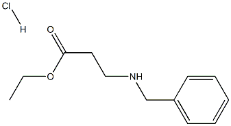 ： Ethyl 3-(benzylamino)pr opanoate  hcl Salt 结构式