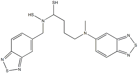 N,N'-(Dithiobisethylene)bis(2,1,3-benzothiadiazole-SIV-5-methanamine) Structure