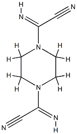 1,4-Piperazinediacetonitrile,-alpha-,-alpha--diimino-(6CI) Struktur