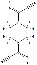 1,4-Piperazinediacetonitrile,-alpha-,-alpha--diimino-(6CI) Structure