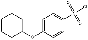 4-(cyclohexyloxy)benzene-1-sulfonyl chloride 结构式