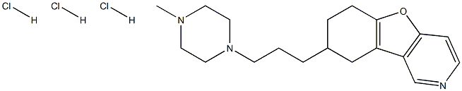 BENZOFURO(3,2-c)PYRIDINE, 1,2,3,4-TETRAHYDRO-2-(3-(4-METHYL-1-PIPERAZI NYL)PROPYL,100427-91-6,结构式
