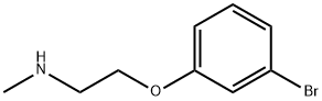 2-(3-溴苯氧基)乙基](甲基)胺, 100607-15-6, 结构式